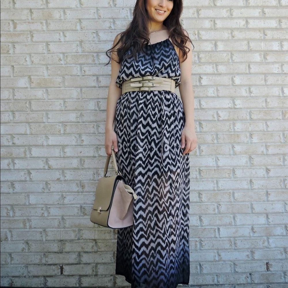 Brand new w/o tags, gorgeous printed ombré maxi